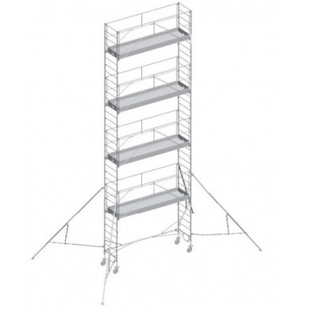 Echafaudage roulant Alteam 45300 Hauteur 14 m Altrad