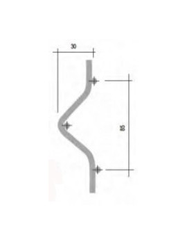 Lot de 20 Clotures grillagées 4 barreaux