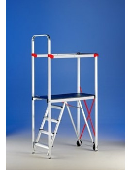 Echafaudage roulant Alu Hauteur 3 m 30 Multi fonctions