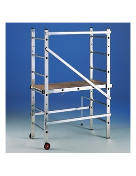 Echafaudage roulant Alu Hauteur 3 m 30 Multi fonctions