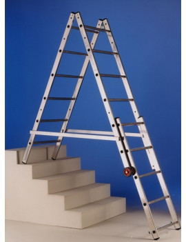 Echafaudage roulant Alu Hauteur 3 m 30 Multi fonctions