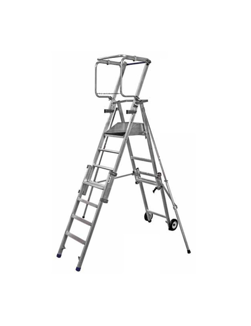 Plate-forme roulante Tandem 7 Pliant, Télescopique,  Hyper pliable