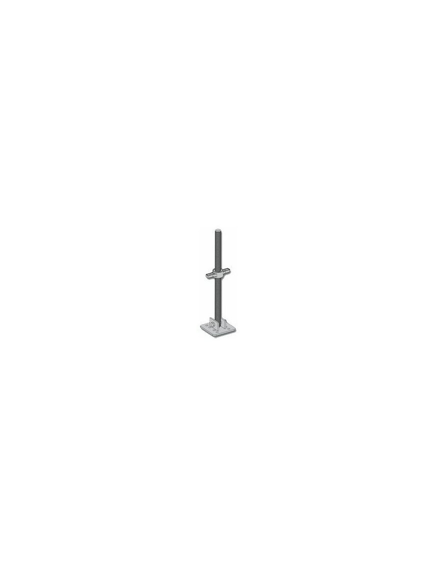 LOT DE 10 PIEDS VERIN ORIENTABLE 38X800