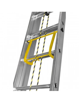 Echelle coulissante aluminium à cordes 2 plans - 12 barreaux Centaure